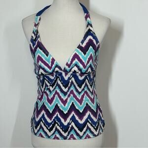Athleta Misses Halter Tankini Top Size M